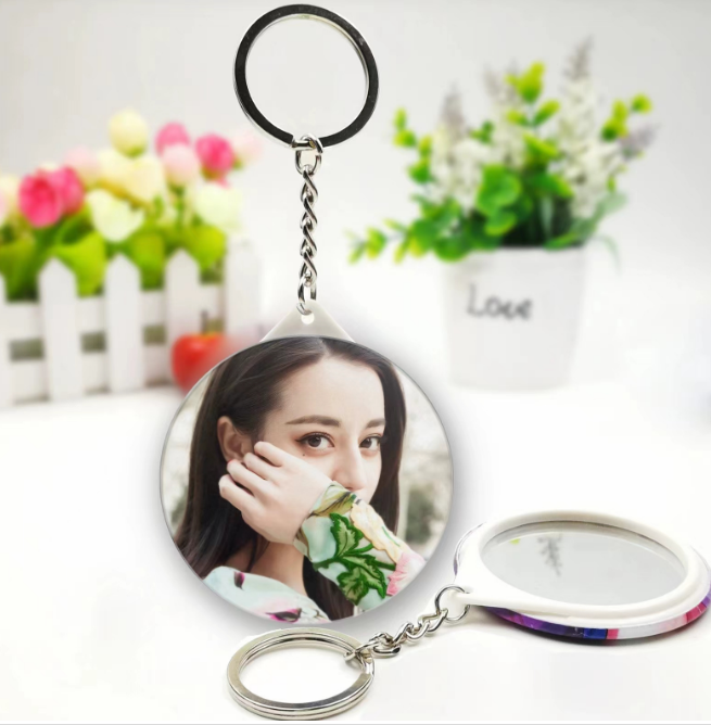 Custom Logo Small Mirror Keychain | Premium Corporate Gifts and Custom Gifts