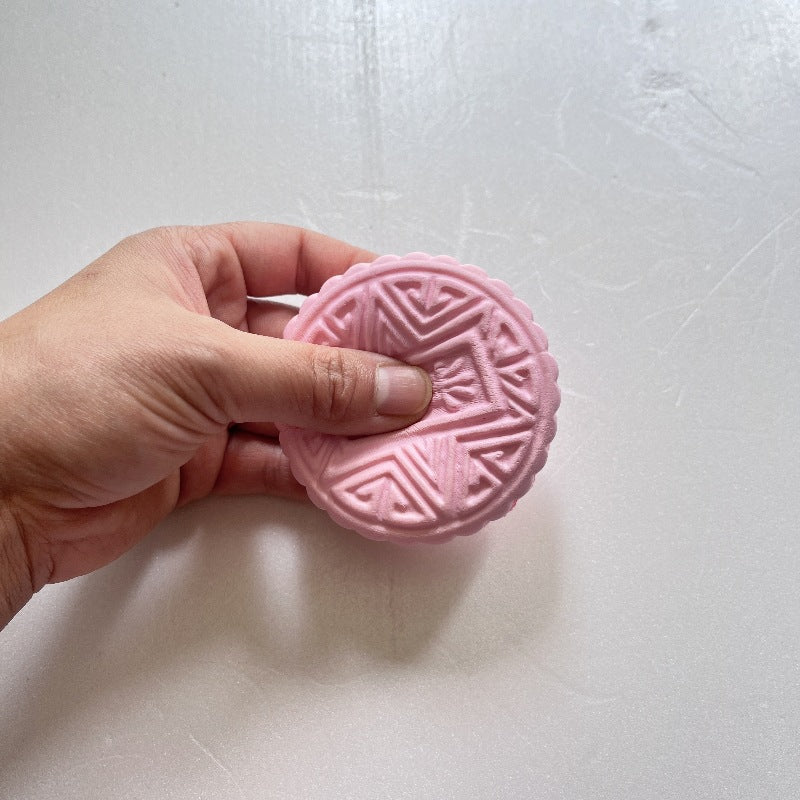 Custom Logo Decompression mooncake-shaped stress relief ball | Premium Corporate Gifts and Promotional Gifts