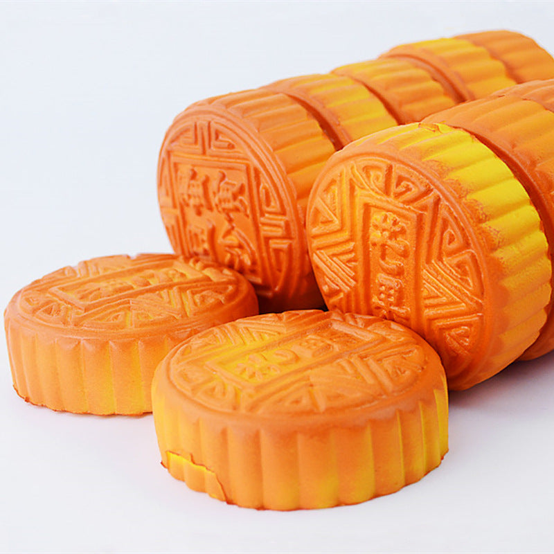 Custom Logo Decompression mooncake-shaped stress relief ball | Premium Corporate Gifts and Promotional Gifts