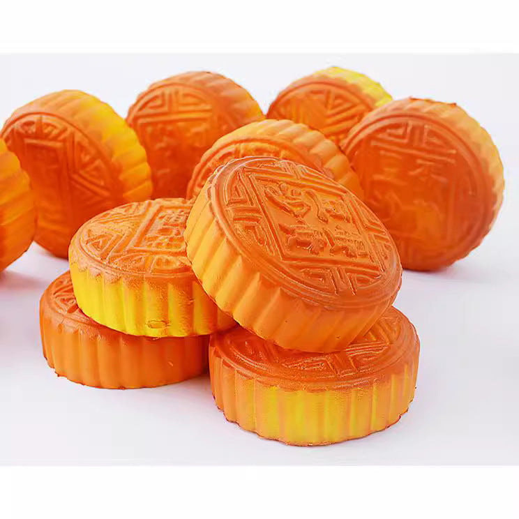 Custom Logo Decompression mooncake-shaped stress relief ball | Premium Corporate Gifts and Promotional Gifts