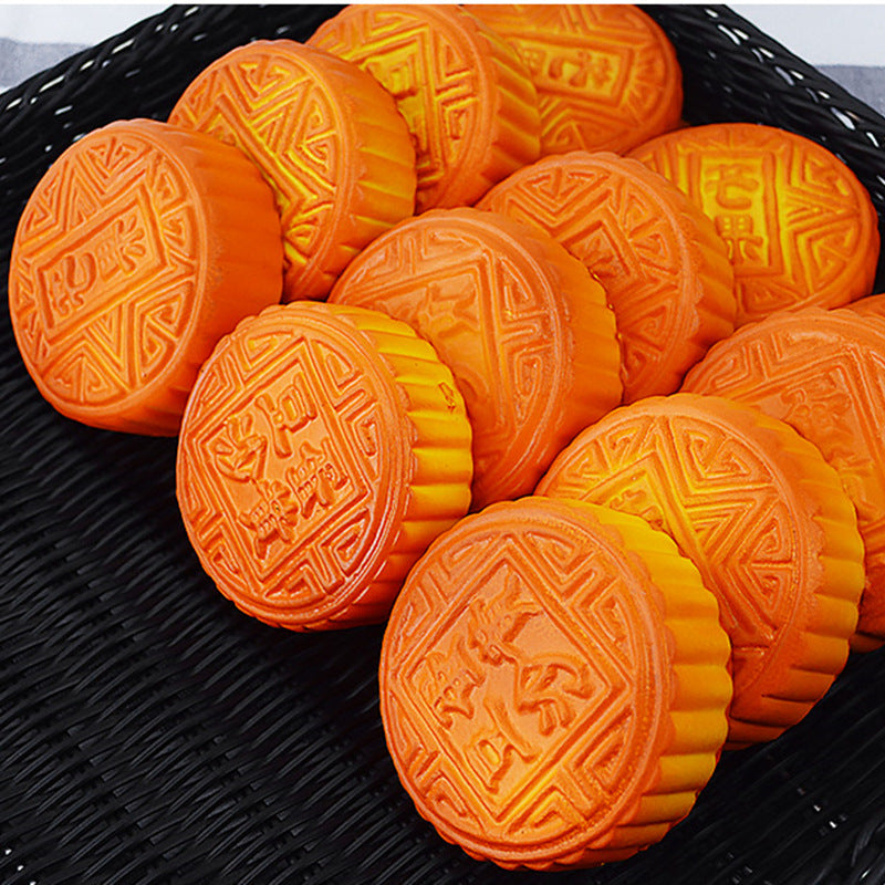 Custom Logo Decompression mooncake-shaped stress relief ball | Premium Corporate Gifts and Promotional Gifts