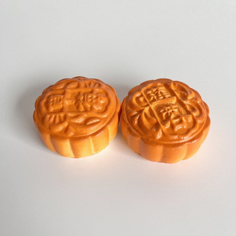 Custom Logo Decompression mooncake-shaped stress relief ball | Premium Corporate Gifts and Promotional Gifts