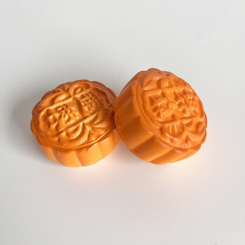 Custom Logo Decompression mooncake-shaped stress relief ball | Premium Corporate Gifts and Promotional Gifts