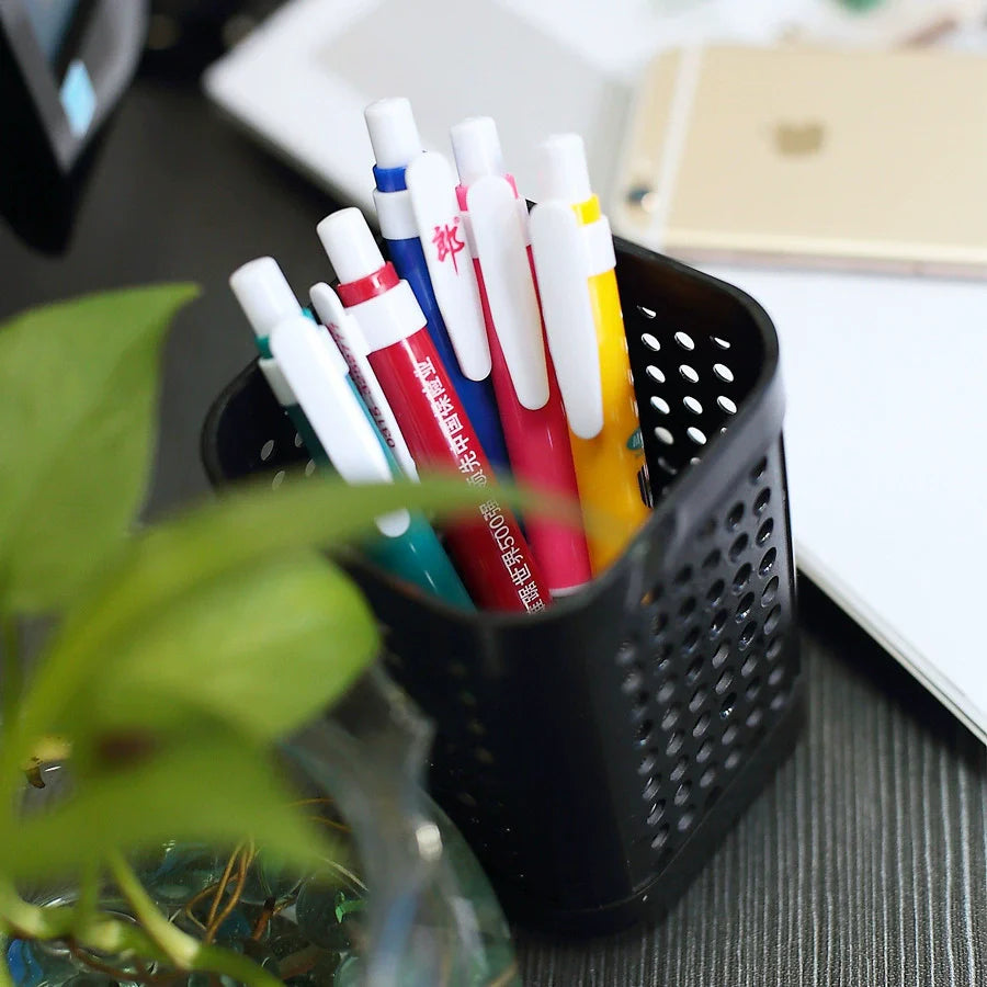 Custom Logo Little Chubby White Tube Anti-Slip Advertising Ballpoint Pen | Premium Corporate Gifts and Custom Gifts