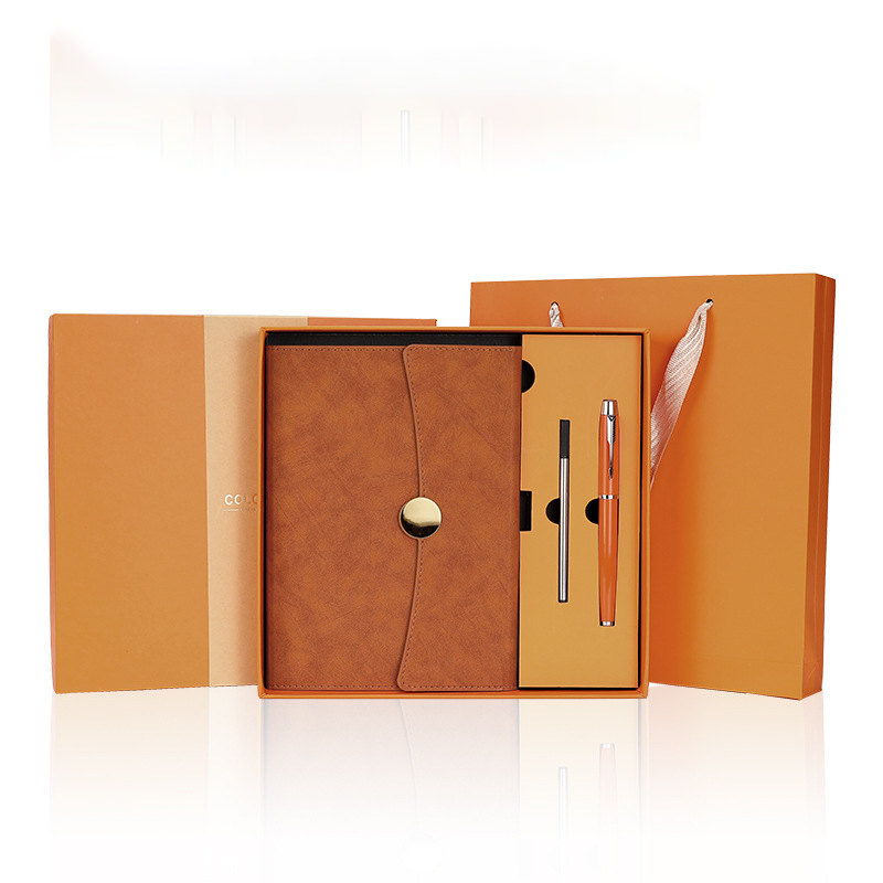 Custom Logo Round Buckle Notebook Advertising Pen Gift Box | Premium Corporate Gifts and Promotional Gifts