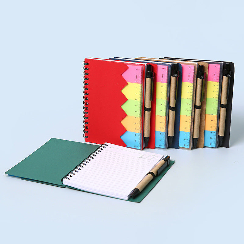 Custom Logo Office Small Ruler Post-it Notebook | Premium Corporate Gifts and Promotional Gifts