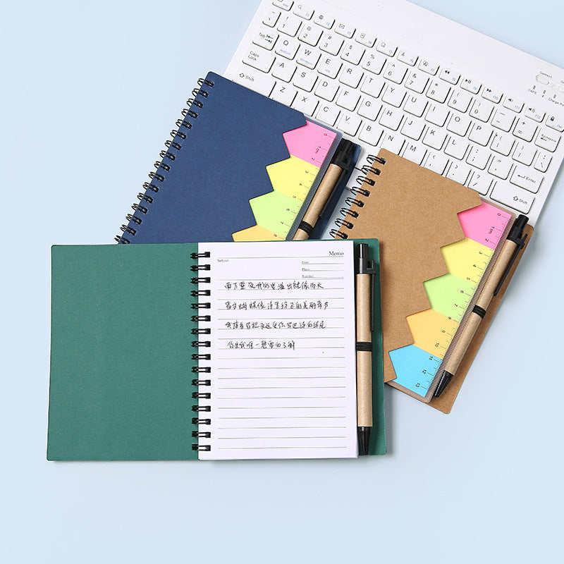 Custom Logo Office Small Ruler Post-it Notebook | Premium Corporate Gifts and Promotional Gifts