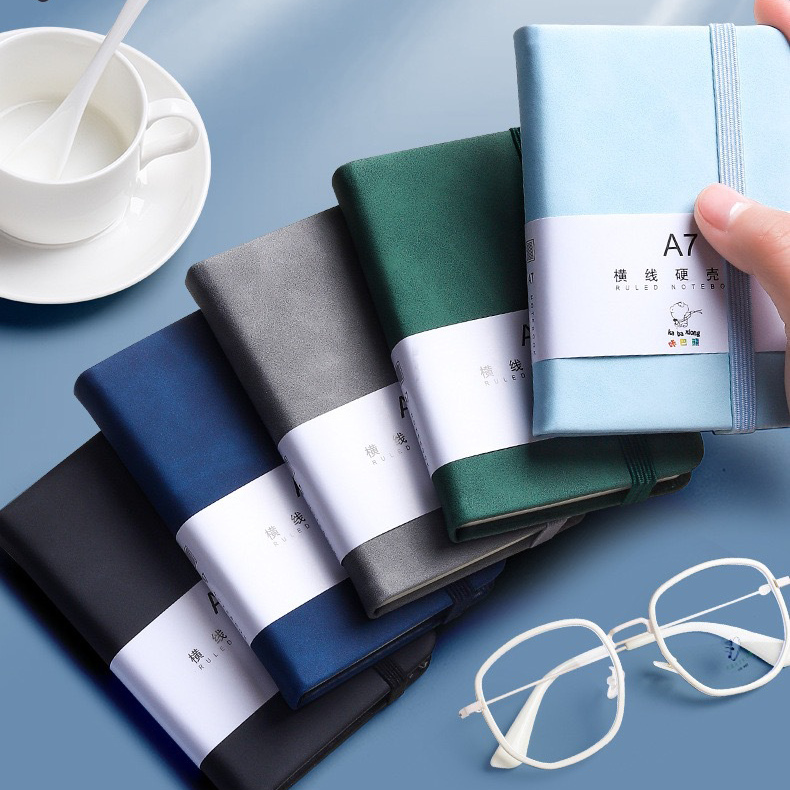 Custom Logo Pocket Side Strap Notebook | Premium Corporate Gifts and Promotional Gifts