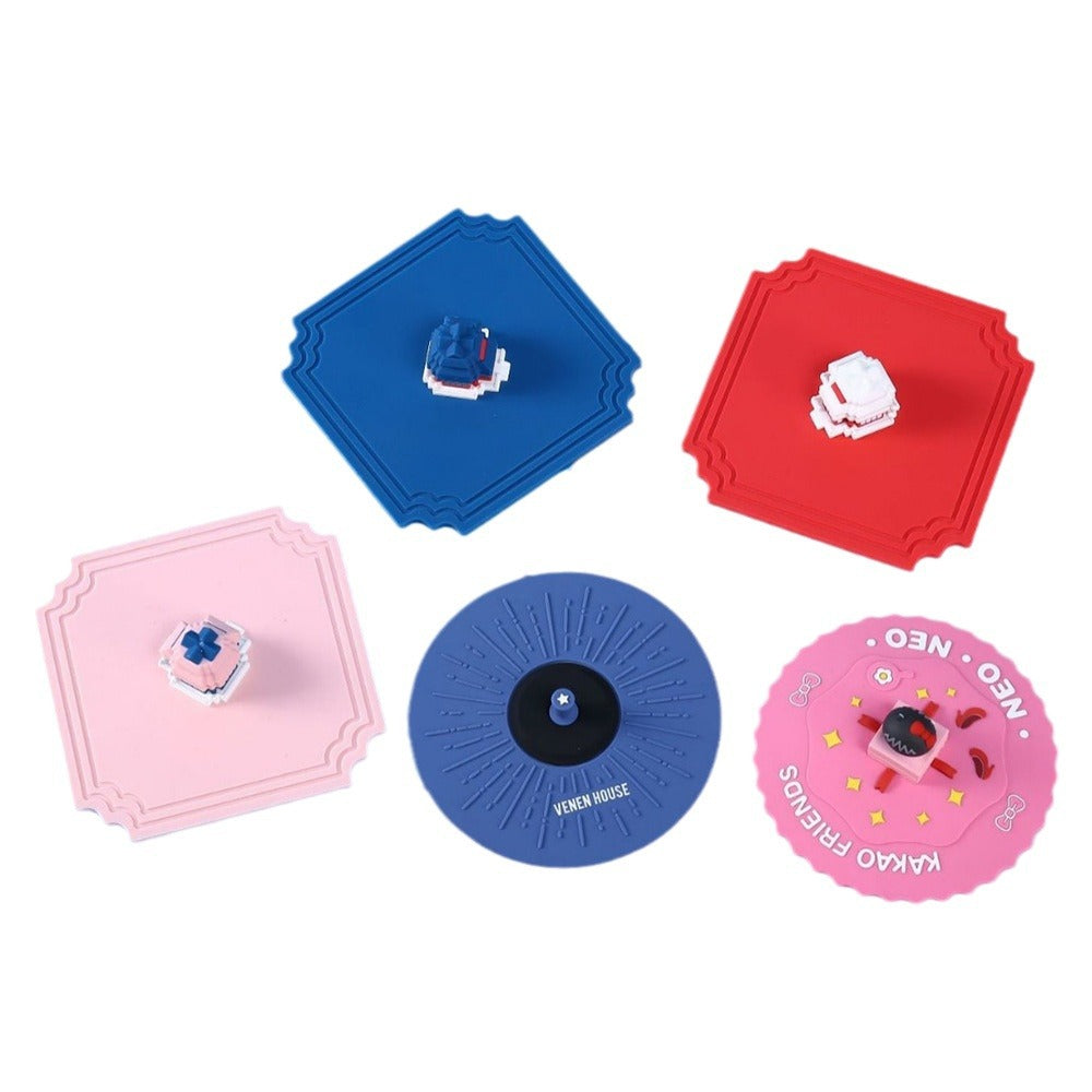 Custom Logo Customizable silicone-shaped cup lids | Premium Corporate Gifts and Promotional Gifts