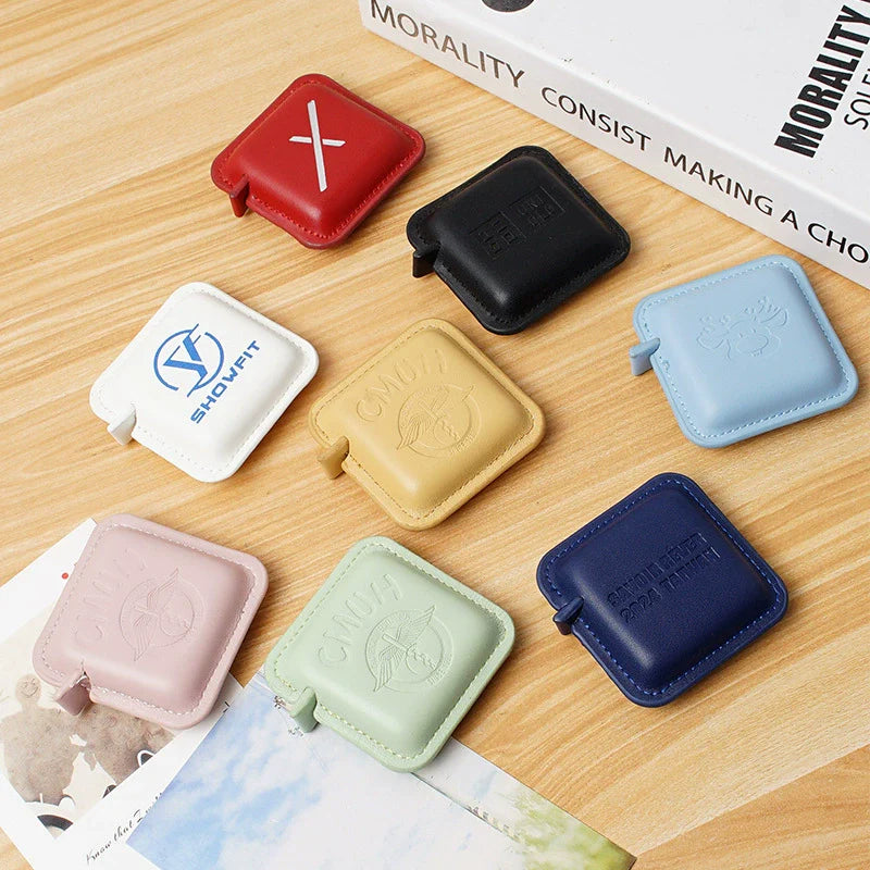 Custom Logo High-quality square leather cloth ruler | Premium Corporate Gifts and Custom Gifts