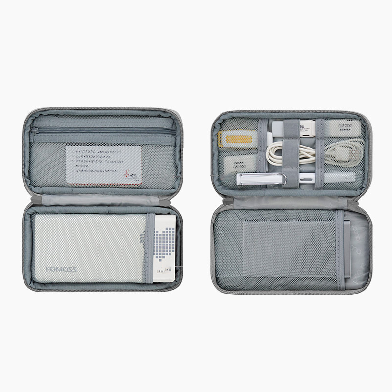 Custom Logo Double-layer charger storage bag | Premium Corporate Gifts and Custom Gifts