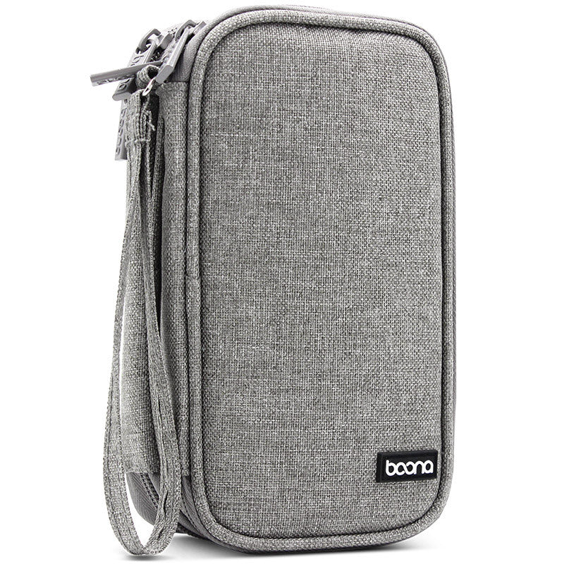 Custom Logo Double-layer charger storage bag | Premium Corporate Gifts and Custom Gifts