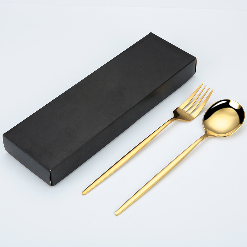 Custom Logo Western Tableware Two-Piece Gift Box | Premium Corporate Gifts and Promotional Gifts