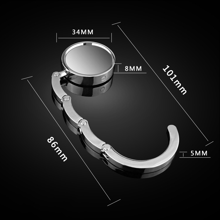 Custom Logo Tableside Portable Schoolbag Hook | Premium Corporate Gifts and Custom Gifts