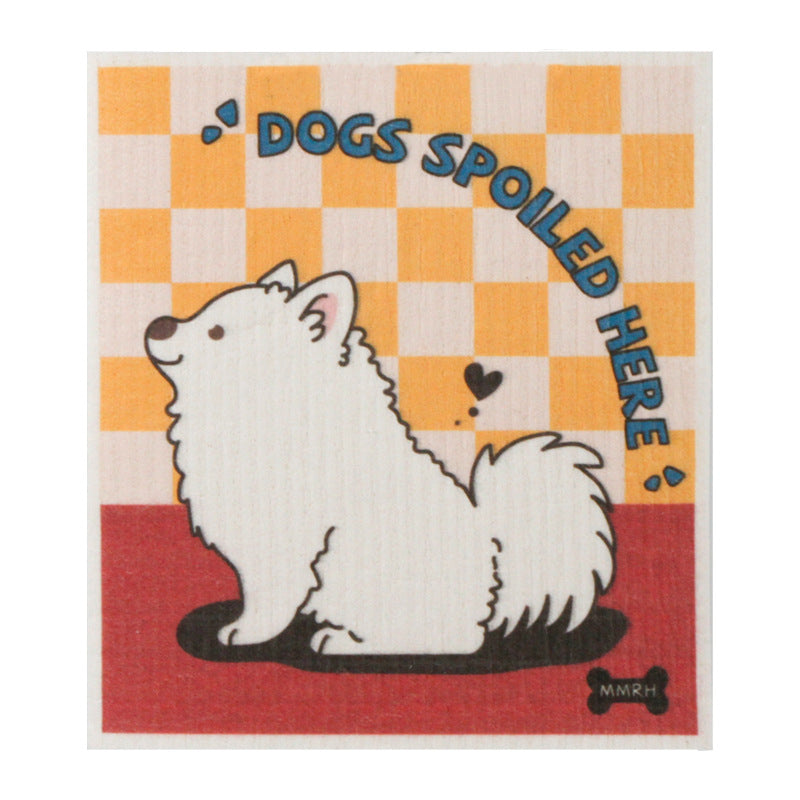 Custom Logo Wood Pulp Cotton Dishwashing Rag | Premium Corporate Gifts and Custom Gifts