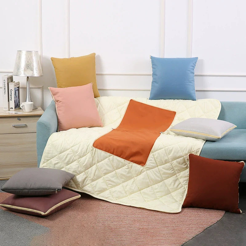 Custom Logo Dual-purpose pillow quilt | Premium Corporate Gifts and Promotional Gifts