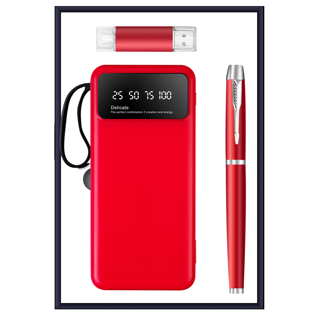 Custom Logo USB Power Bank Gift Box | Premium Corporate Gifts and Promotional Gifts