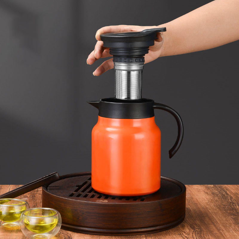 Custom Logo Handle Vacuum Thermos Pot | Premium Corporate Gifts and Promotional Gifts