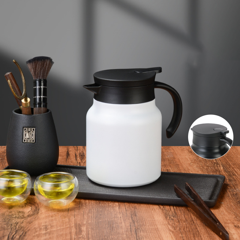 Custom Logo Handle Vacuum Thermos Pot | Premium Corporate Gifts and Promotional Gifts