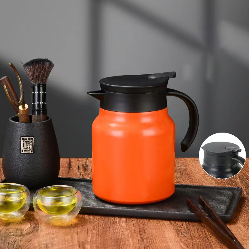 Custom Logo Handle Vacuum Thermos Pot | Premium Corporate Gifts and Promotional Gifts