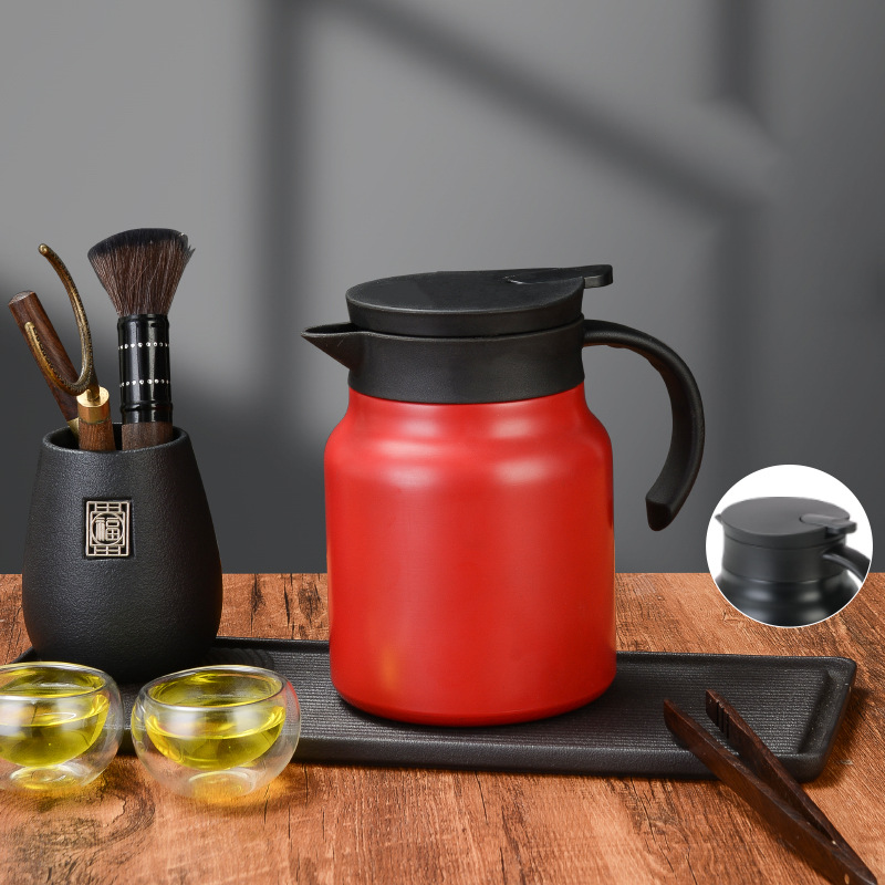 Custom Logo Handle Vacuum Thermos Pot | Premium Corporate Gifts and Promotional Gifts