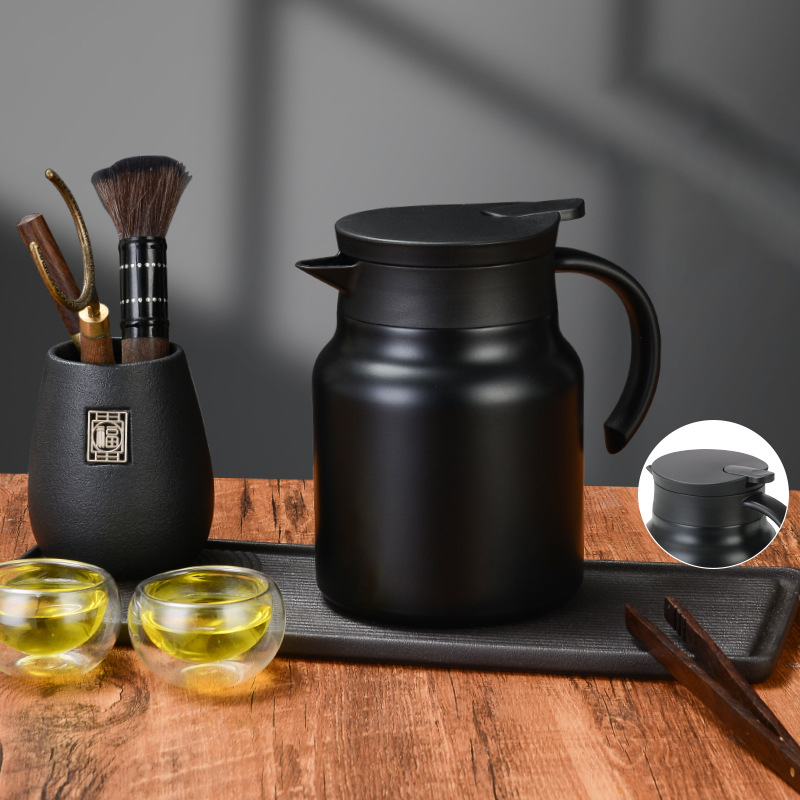Custom Logo Handle Vacuum Thermos Pot | Premium Corporate Gifts and Promotional Gifts