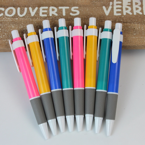 Custom Logo Little Chubby White Tube Anti-Slip Advertising Ballpoint Pen | Premium Corporate Gifts and Promotional Gifts