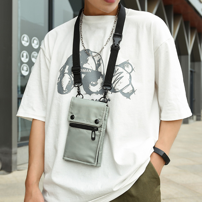 Custom Logo Nylon Water-repellent Mobile Phone Crossbody Bag | Premium Corporate Gifts and Promotional Gifts