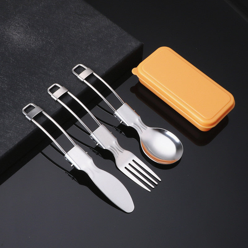 Custom Logo Eco-friendly Wheat Box Folding Stainless Steel Cutlery Cover | Premium Corporate Gifts and Promotional Gifts